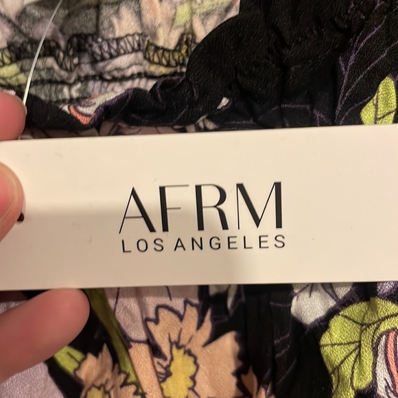 AFRM smocked tie tank top - Picture 4 of 8